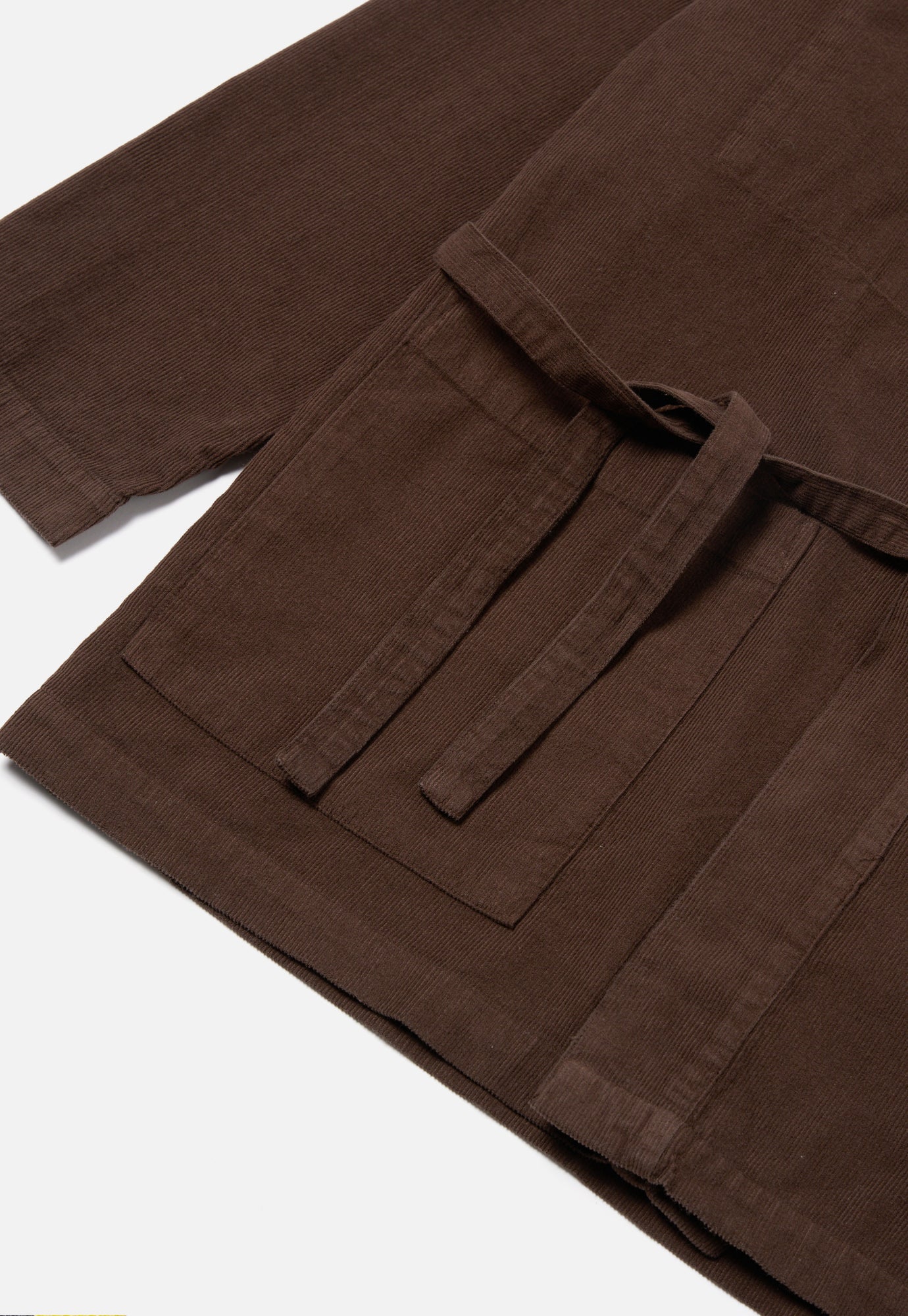 Universal Works Kyoto Work Jacket in Brown Fine Cord