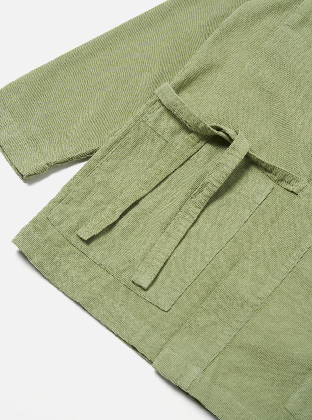 Universal Works Kyoto Work Jacket in Light Olive Fine Cord