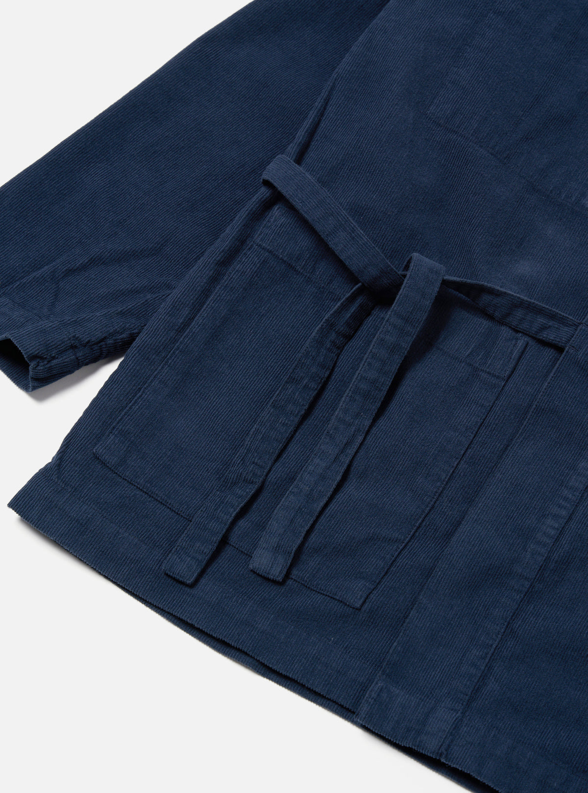 Universal Works Kyoto Work Jacket in Navy Fine Cord