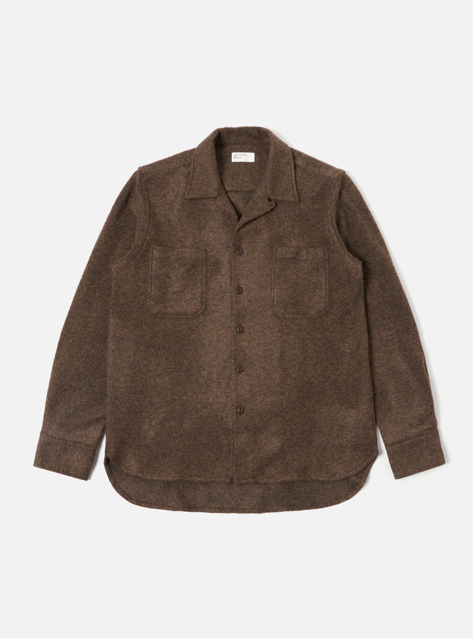 Universal Works Work Shirt in Bark Dam Marl