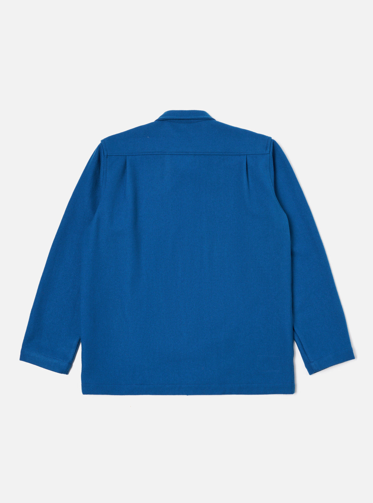 Universal Works Easy Jacket in Blue Melton