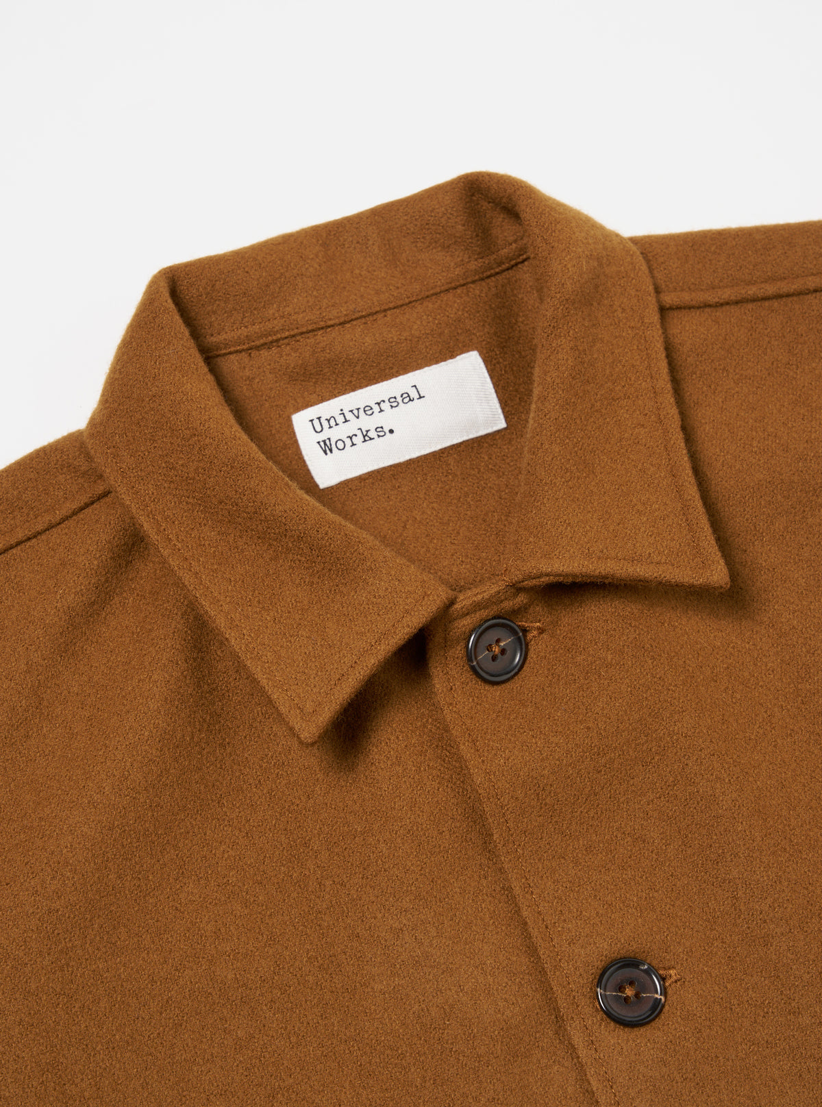 Universal Works Easy Jacket in Camel Melton