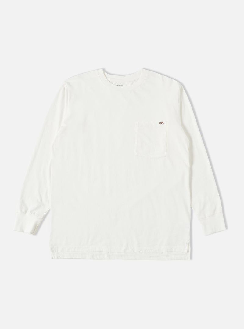 Universal Works L/S Tee in Ecru Organic Jersey