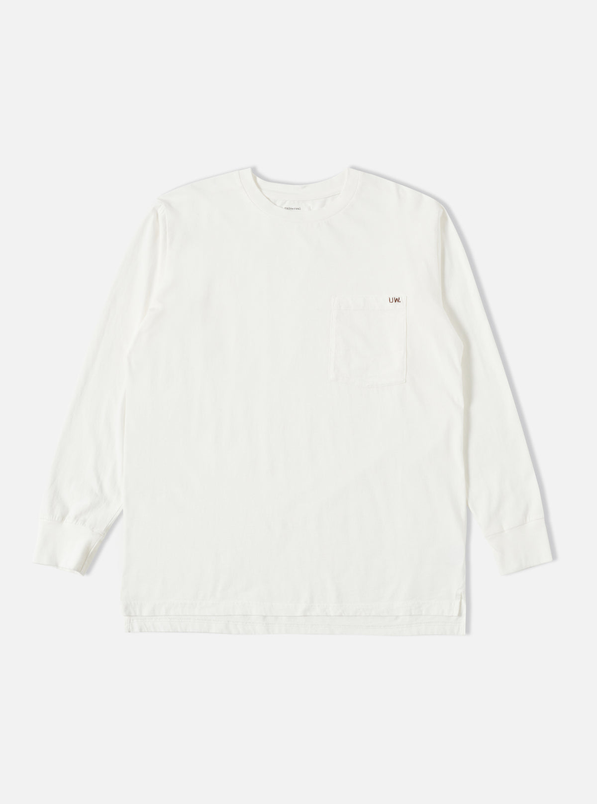 Universal Works L/S Tee in Ecru Organic Jersey