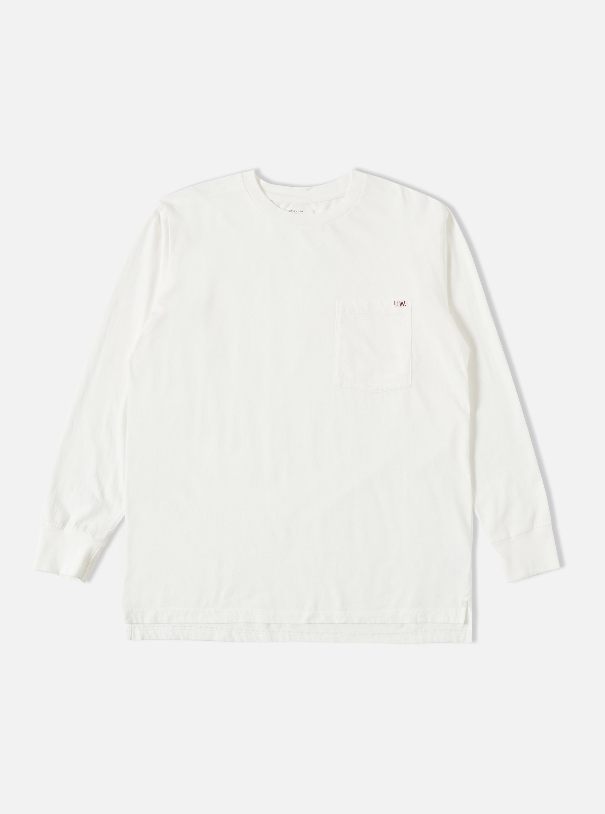 Universal Works L/S Tee in Ecru Organic Jersey