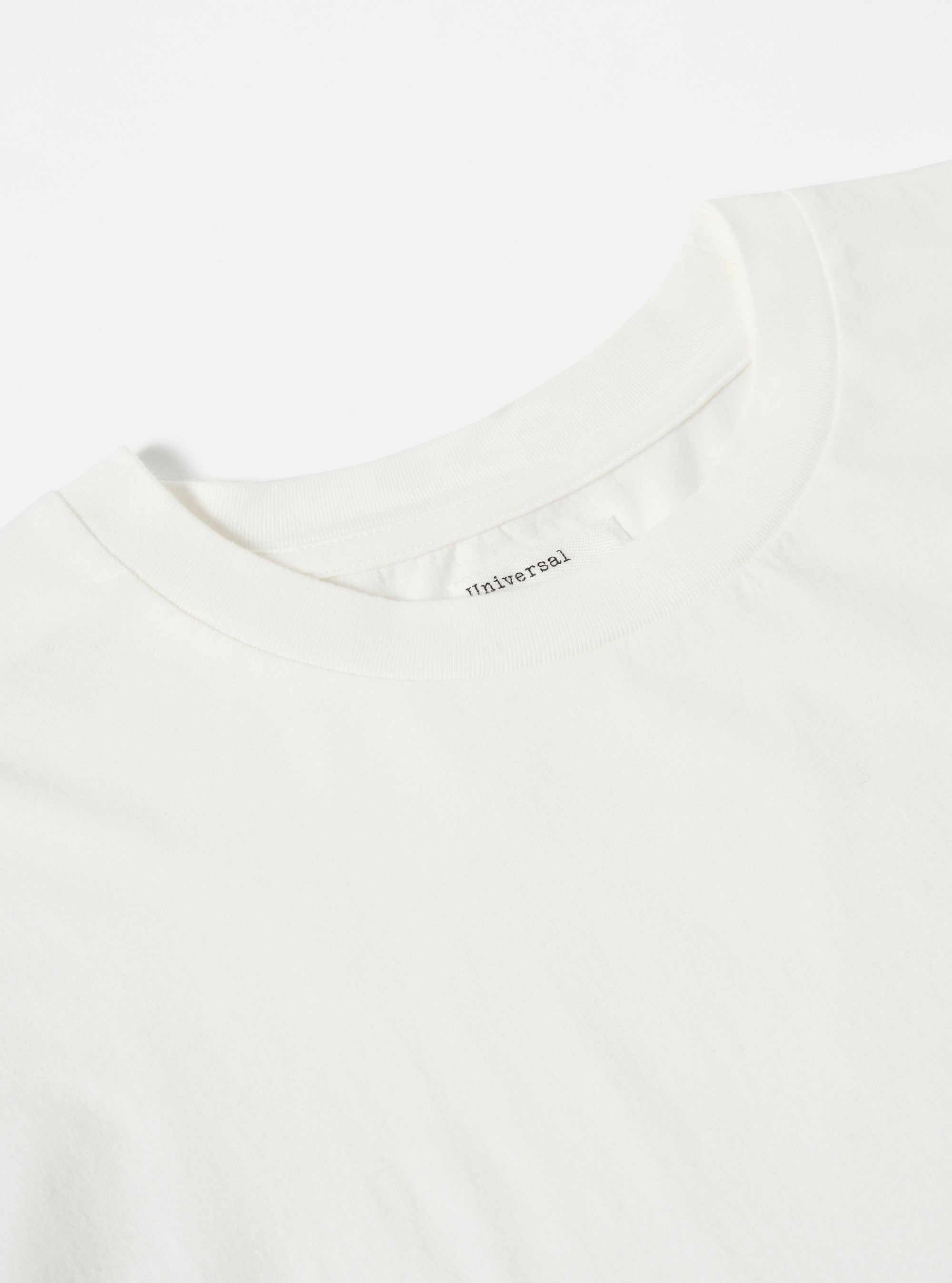 Universal Works L/S Tee in Ecru Organic Jersey