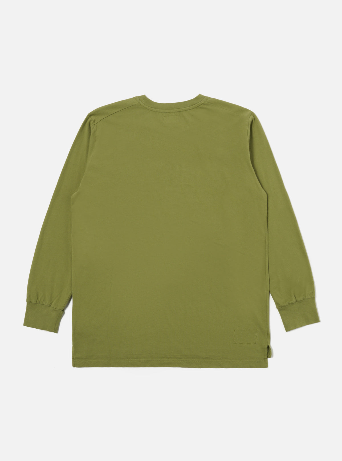 Universal Works L/S Tee in Olive Organic Jersey