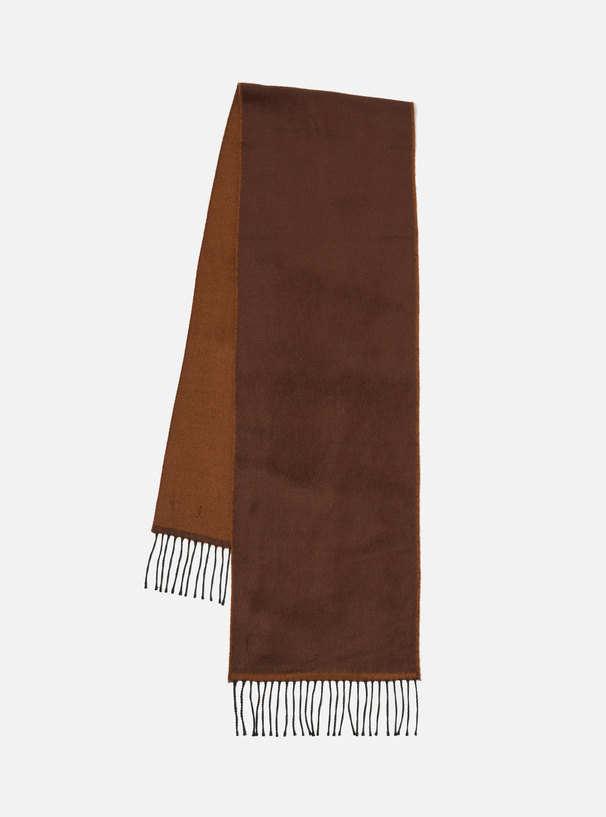 Universal Works Scarf in Brown Double Sided