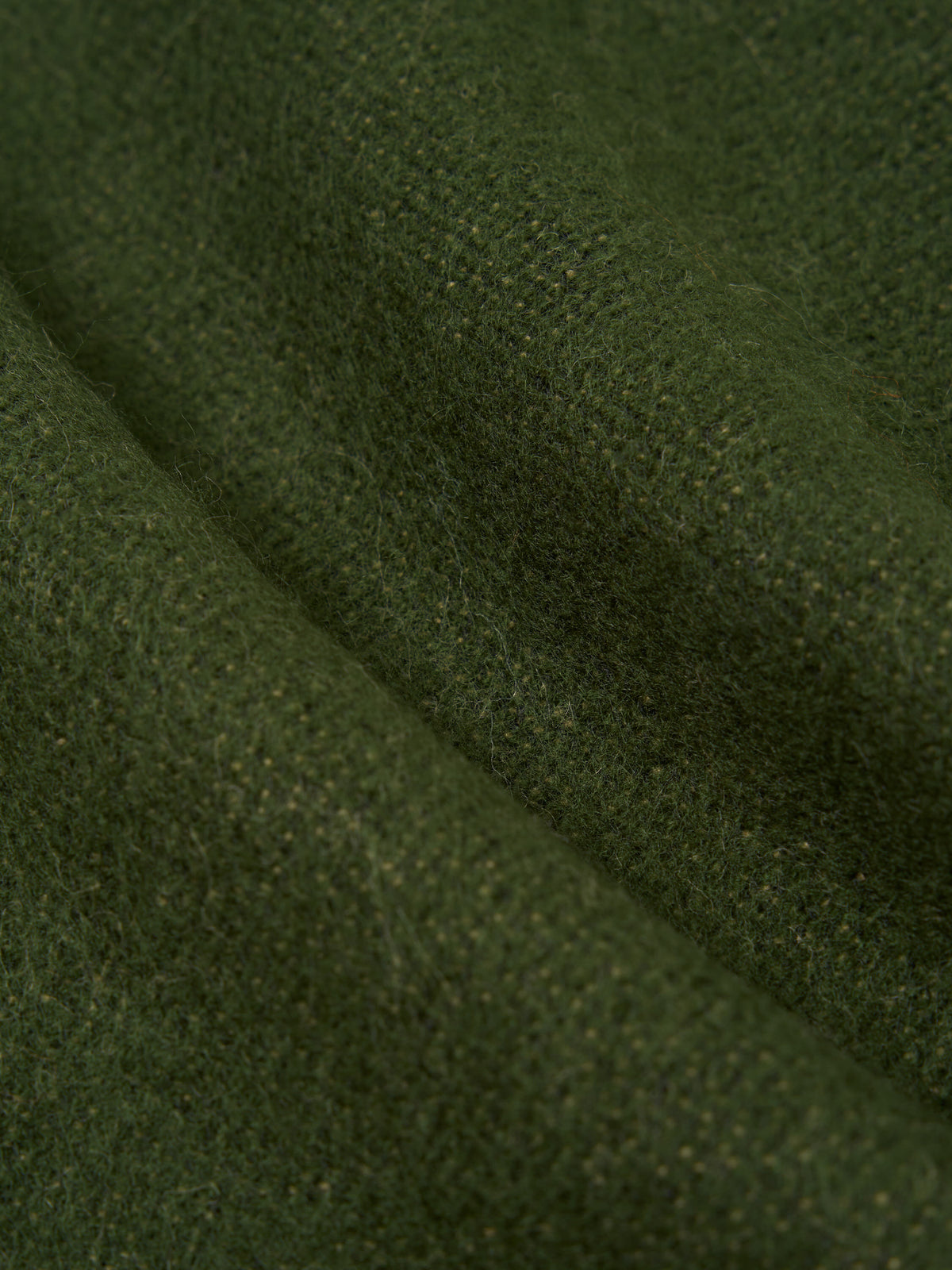 Universal Works Scarf in Olive/Beige Double Sided