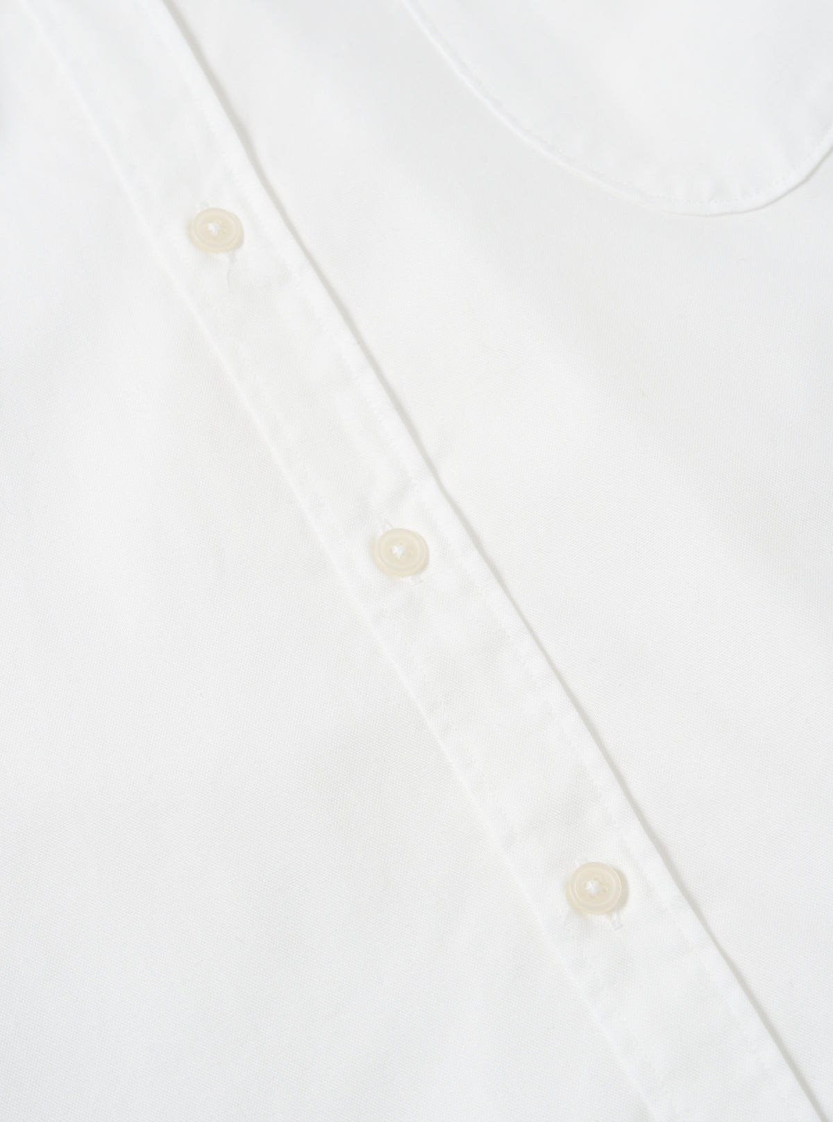 Universal Works Daybrook Shirt in White Organic Oxford