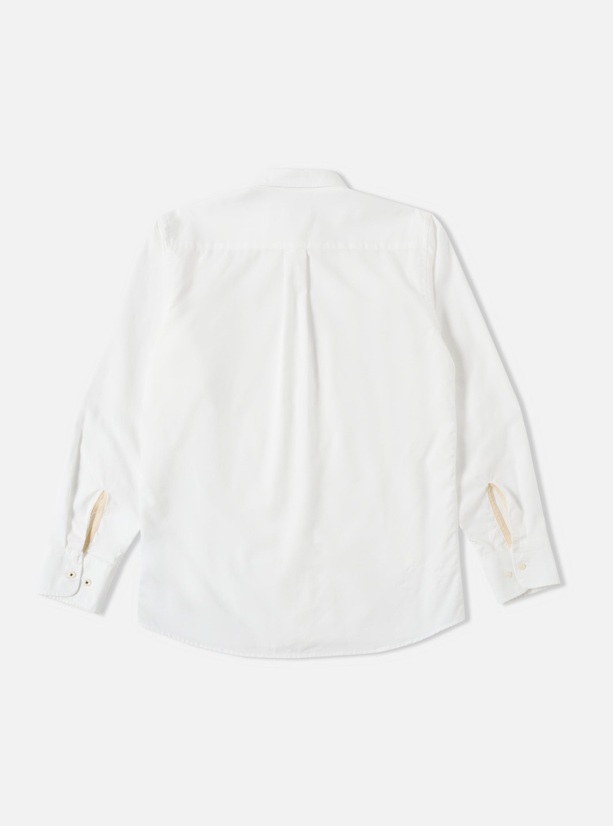 Universal Works Daybrook Shirt in White Organic Oxford