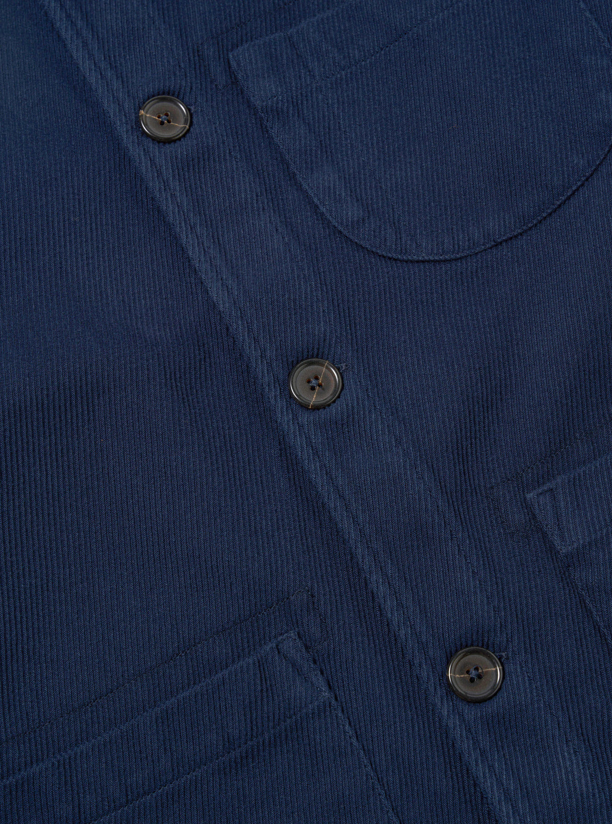 Universal Works Field Jacket in Navy Super Twill