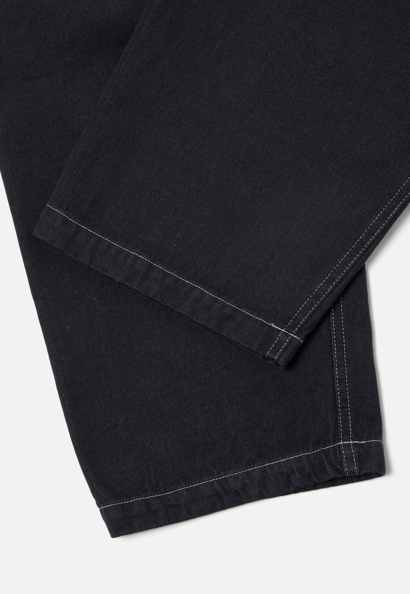 Universal Works Coverall Pant in Black Cali Denim