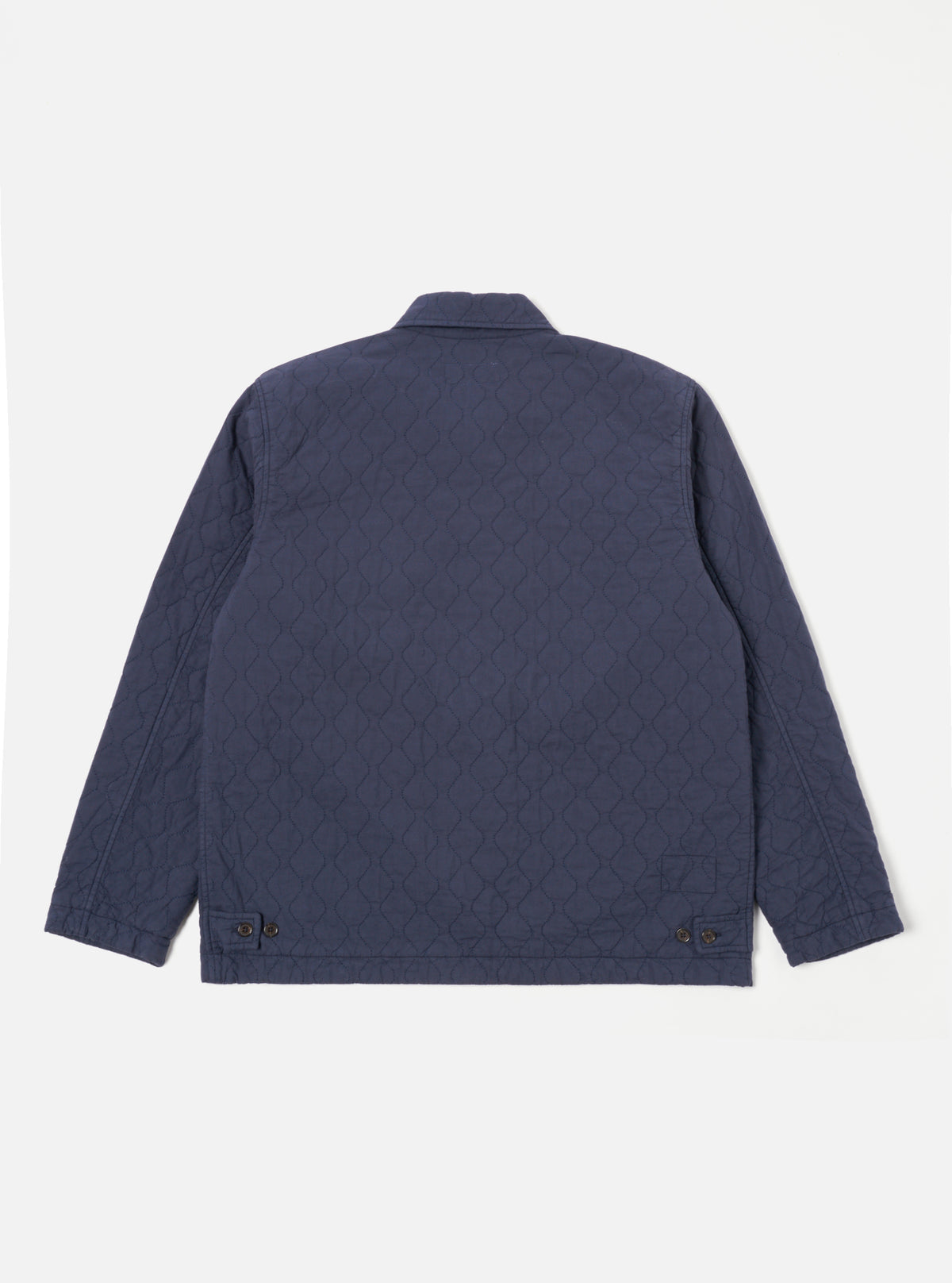 Universal Works Gower Jacket in Dark Navy Quilt Cotton