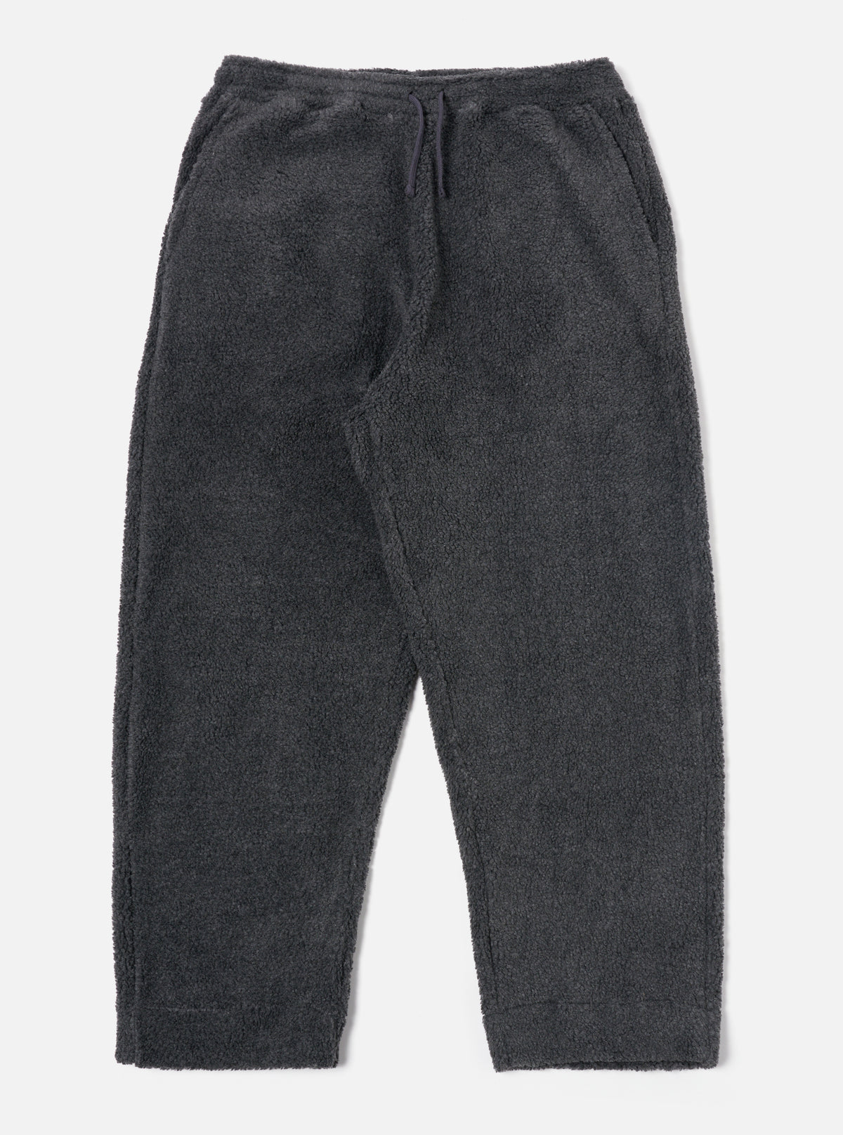 Universal Works Judo Pant in Charcoal Mountain Fleece