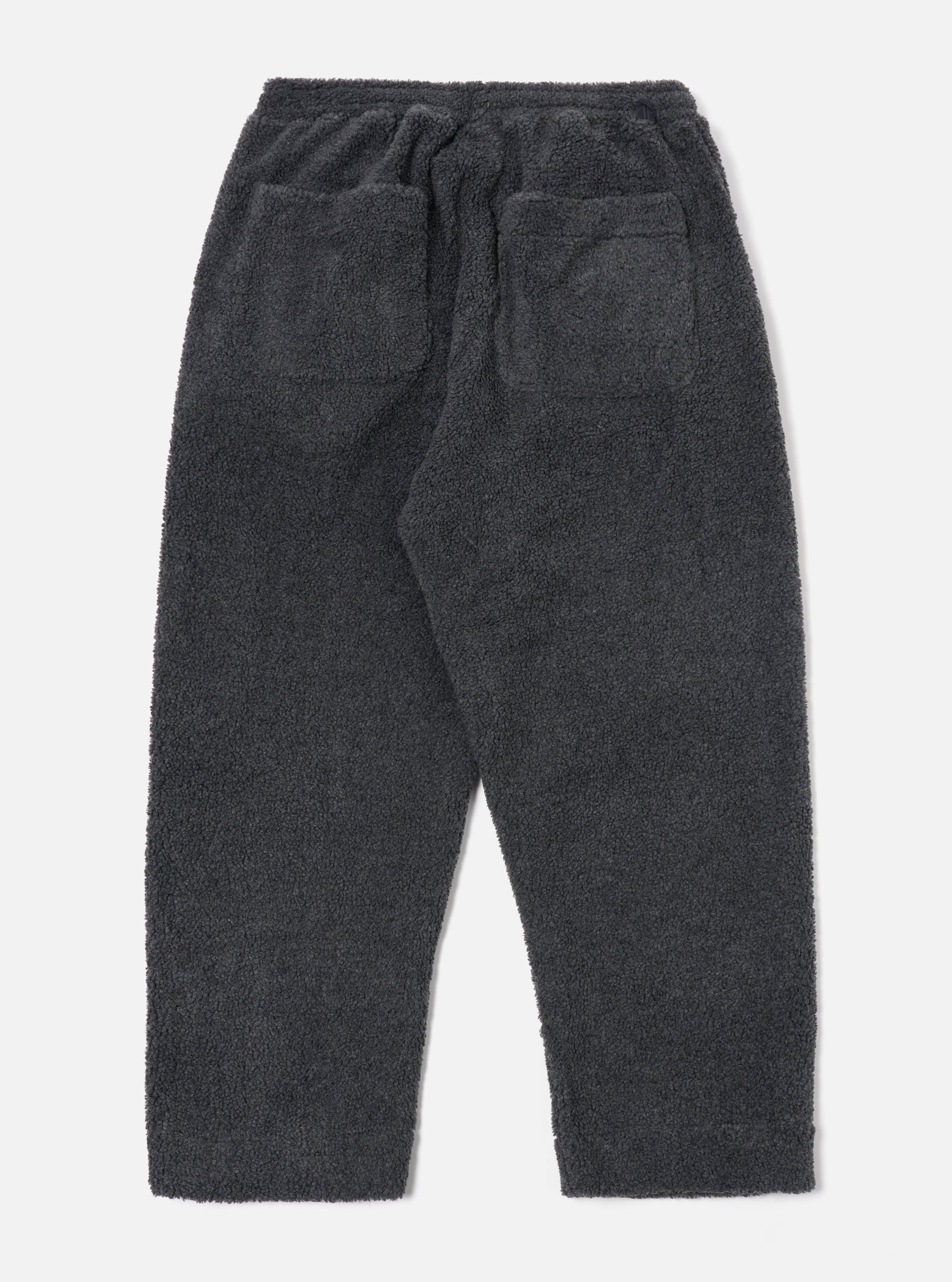 Universal Works Judo Pant in Charcoal Mountain Fleece