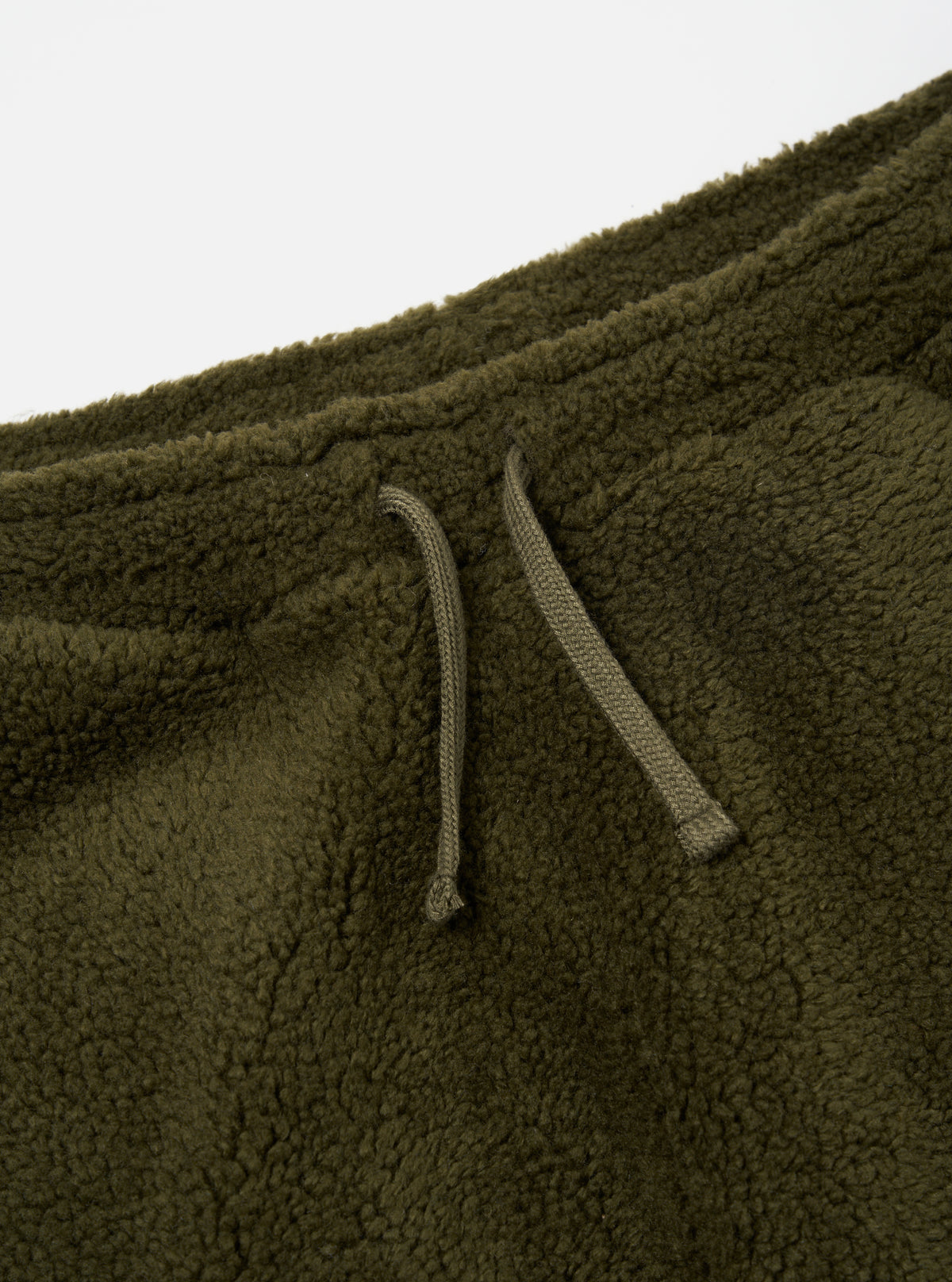 Universal Works Judo Pant in Olive Mountain Fleece