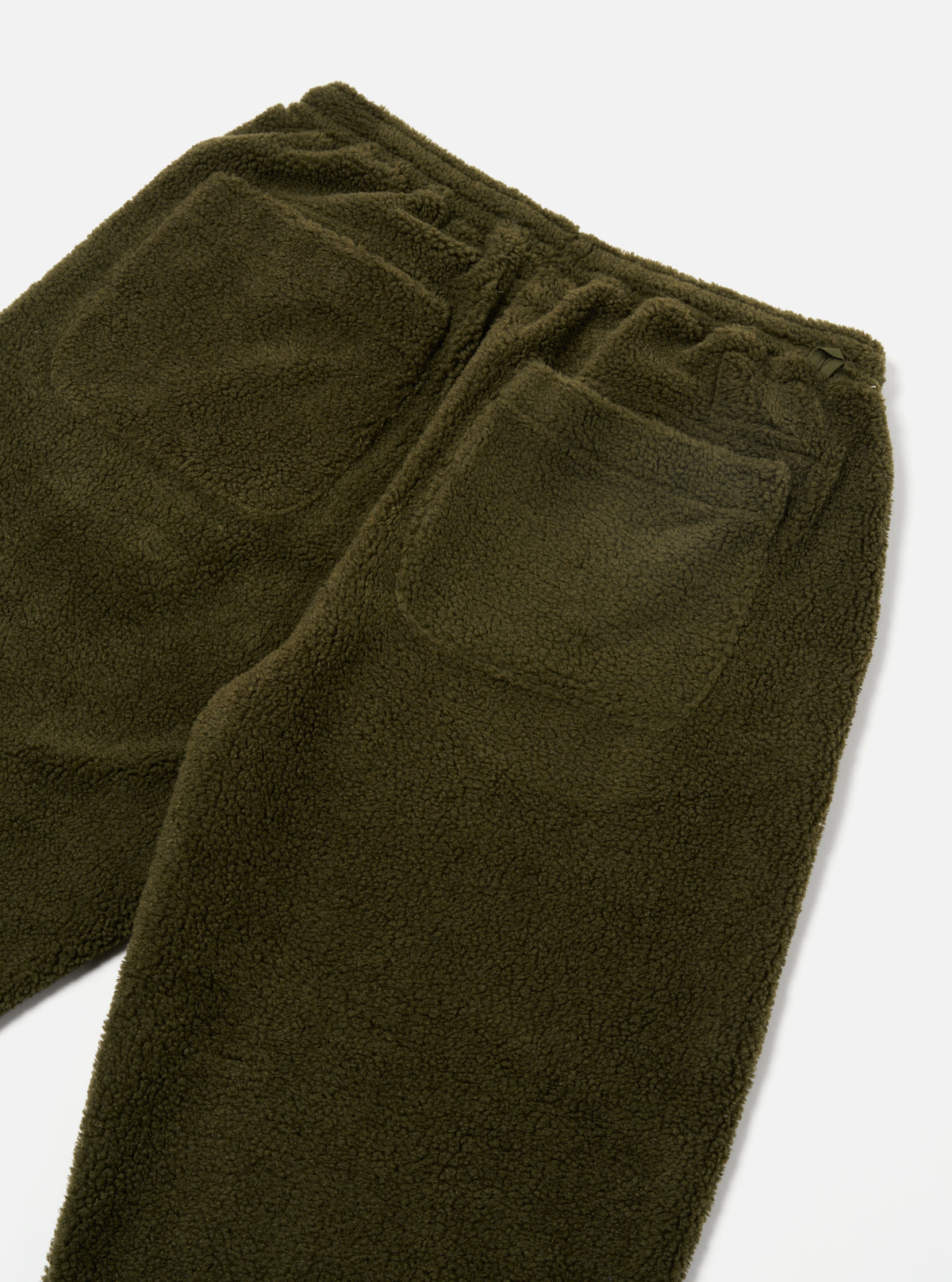 Universal Works Judo Pant in Olive Mountain Fleece