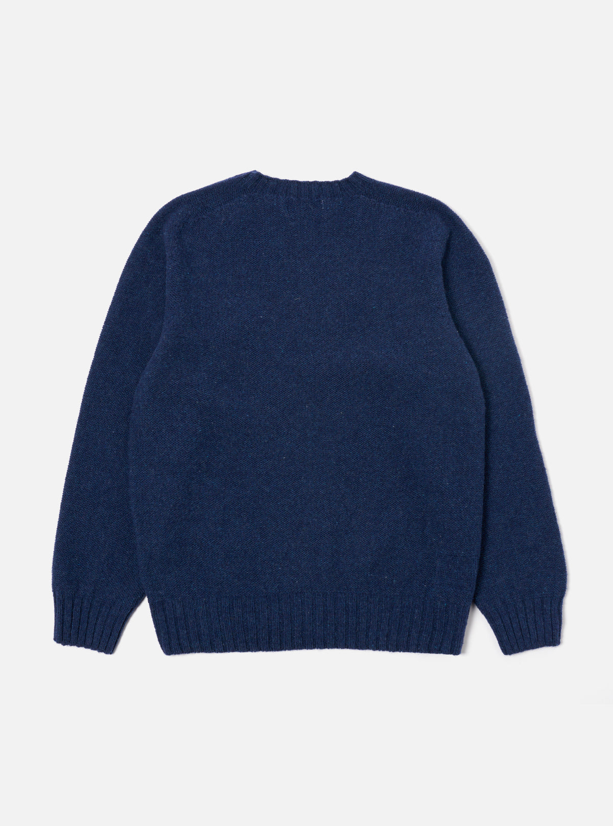 Universal Works Seamless Crew in Indigo Supersoft Knit