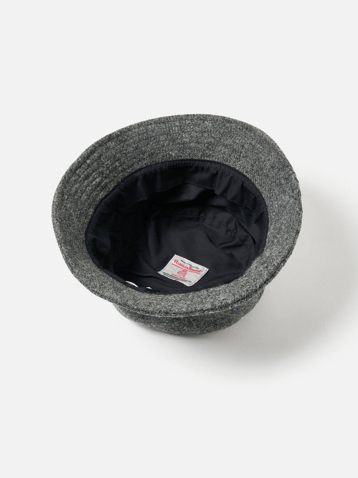 Universal Works Lewis Hat in Grey Harris Tweed