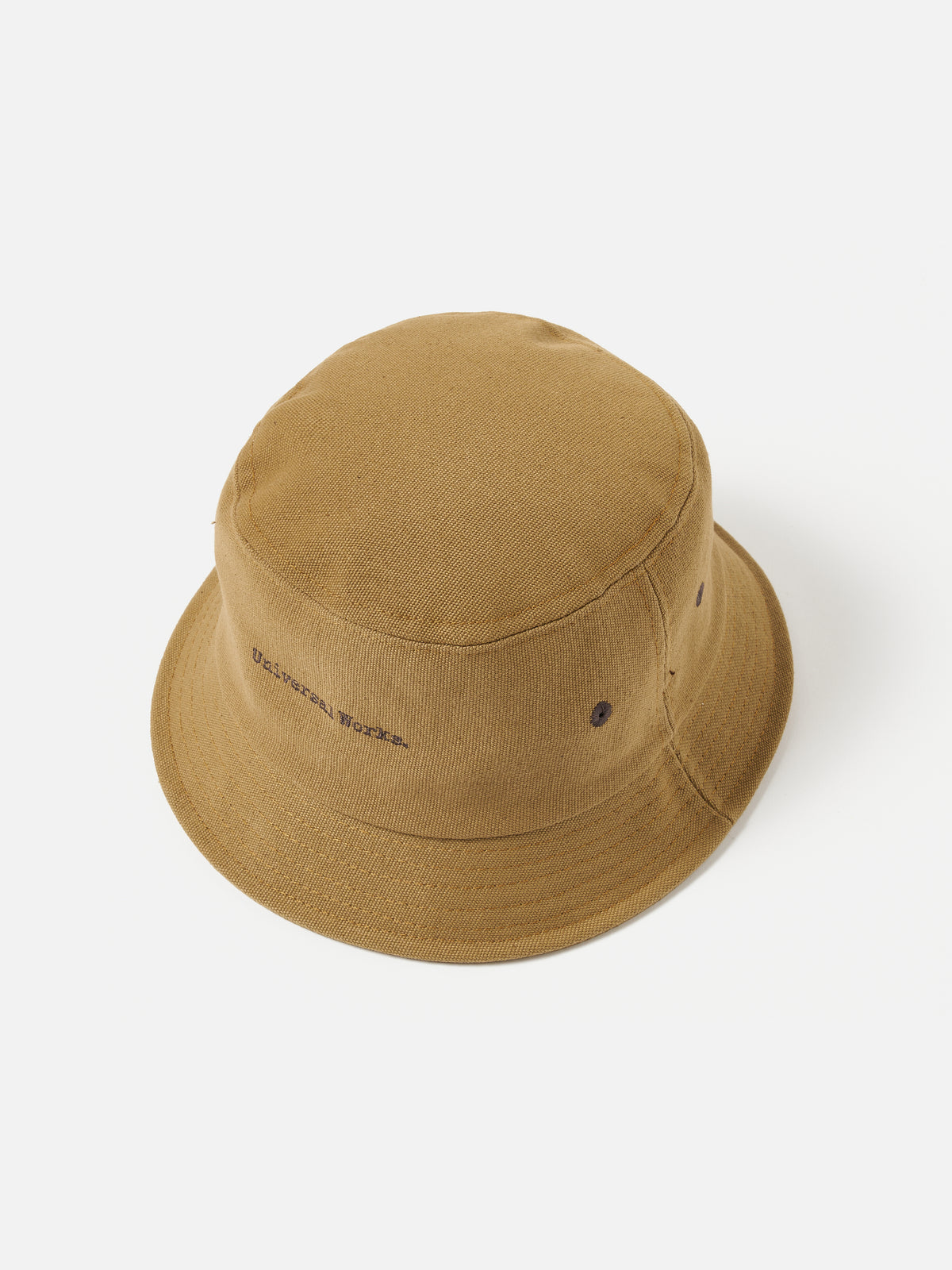 Universal Works Lewis Hat in Khaki Canvas