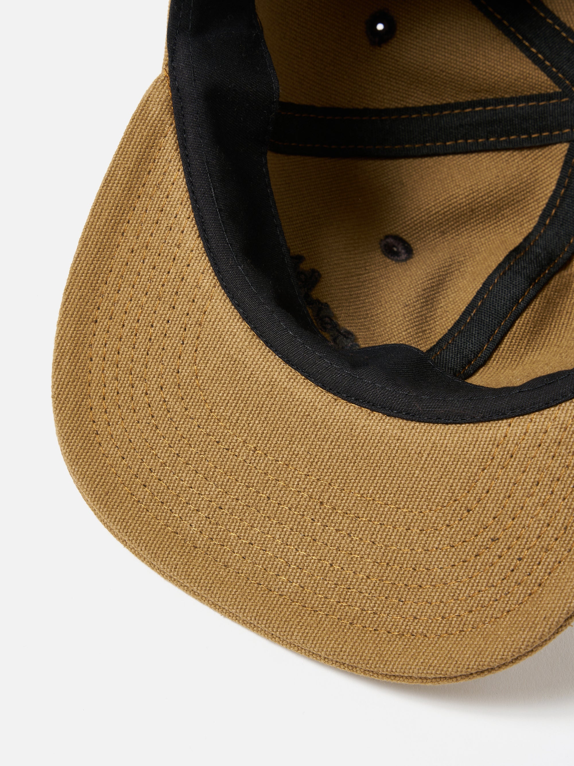 Universal Works Baseball Hat in Khaki Canvas