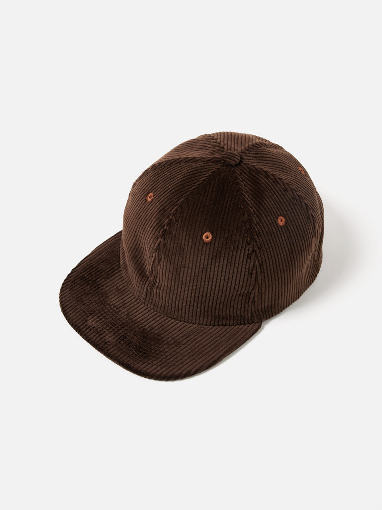 Universal Works Baseball Hat in Brown Brisbane Cord