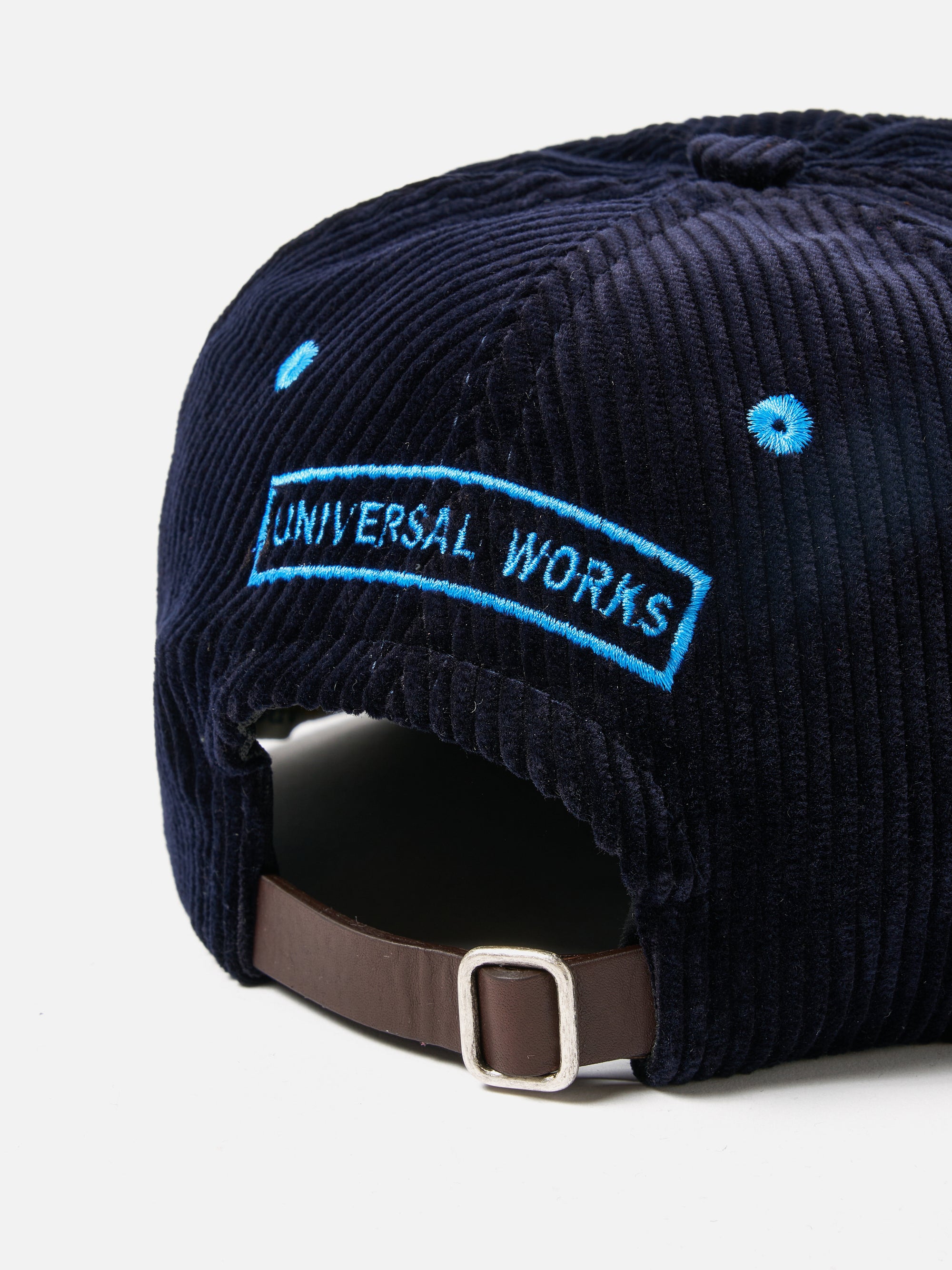 Universal Works Baseball Hat in Navy Brisbane Cord