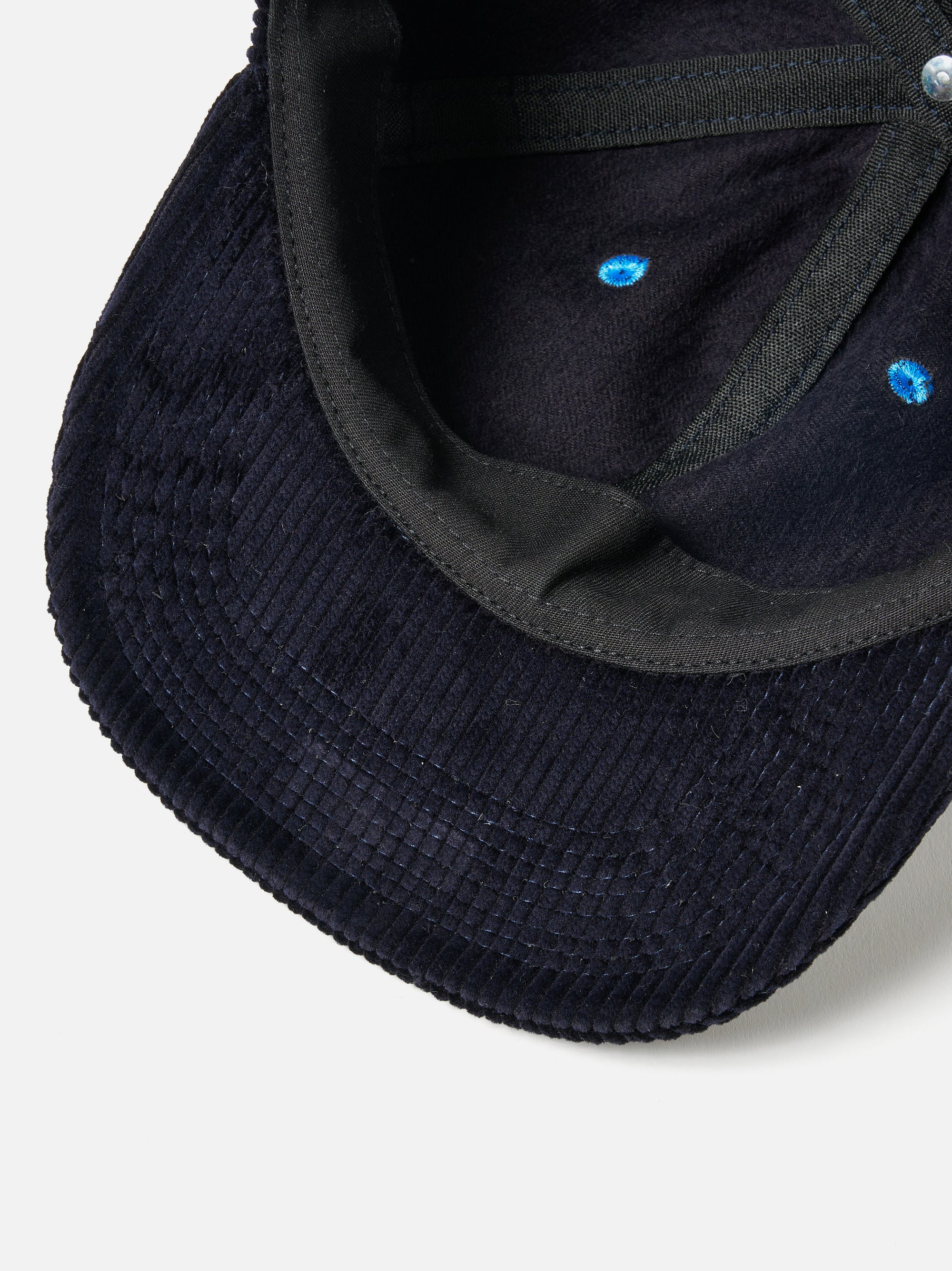 Universal Works Baseball Hat in Navy Brisbane Cord