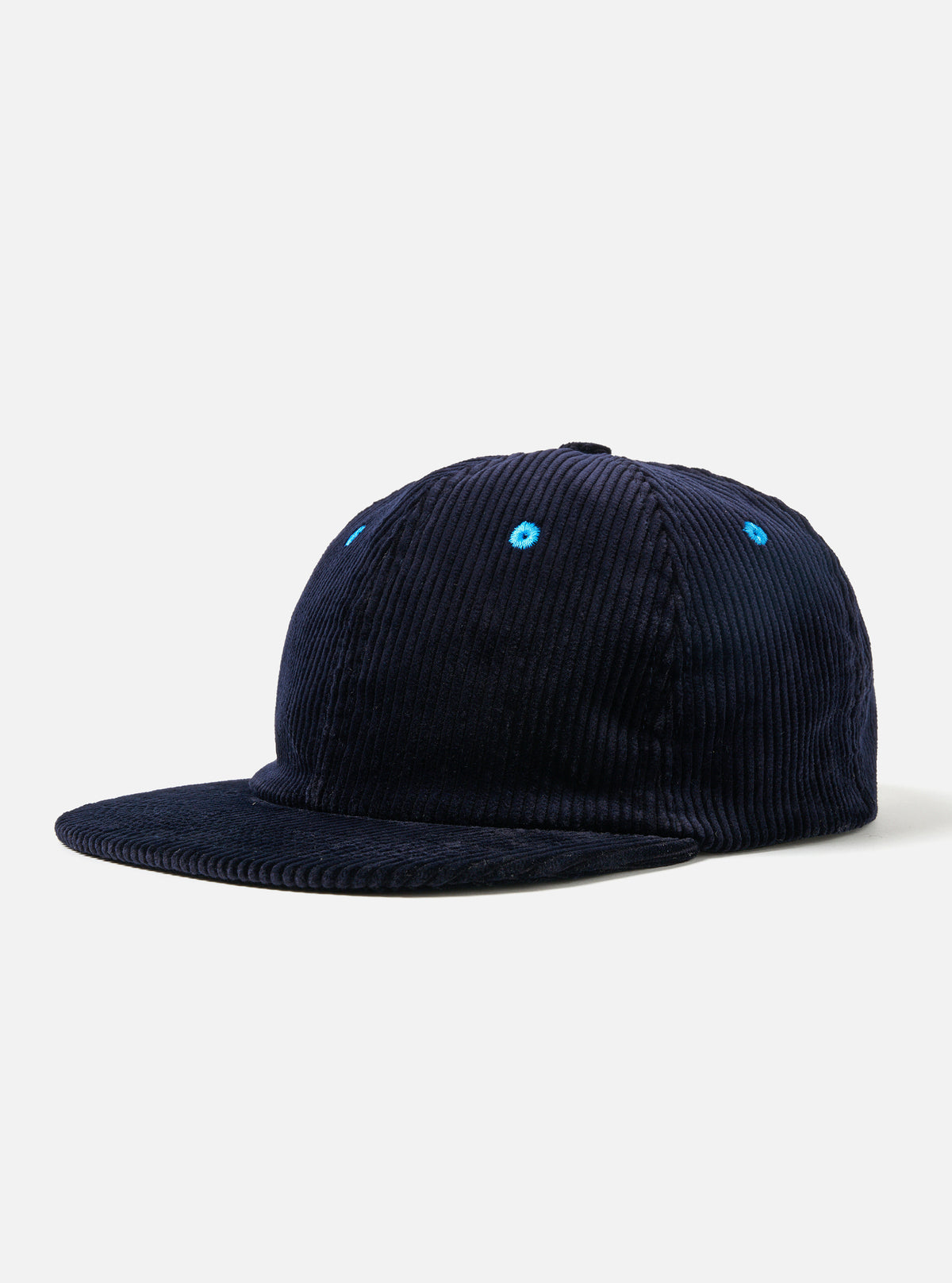 Universal Works Baseball Hat in Navy Brisbane Cord