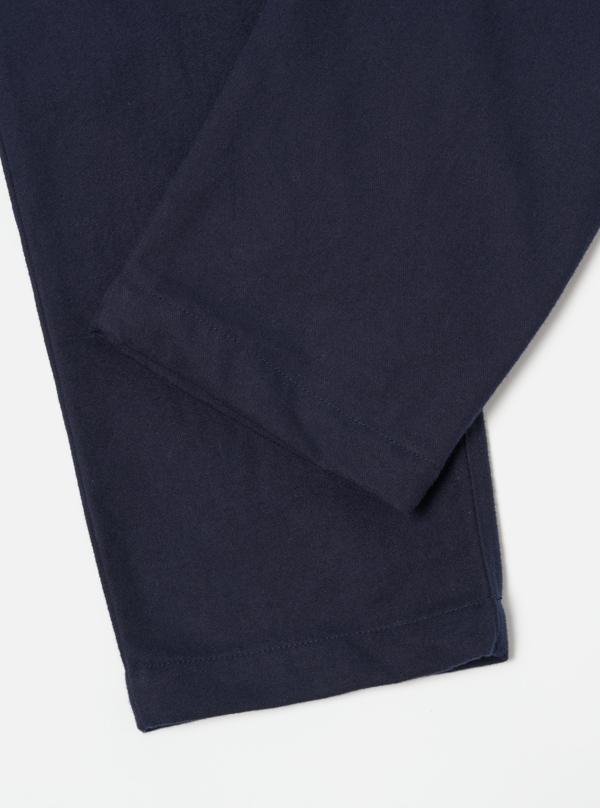 Universal Works Military Chino in Navy Brushed Moleskin