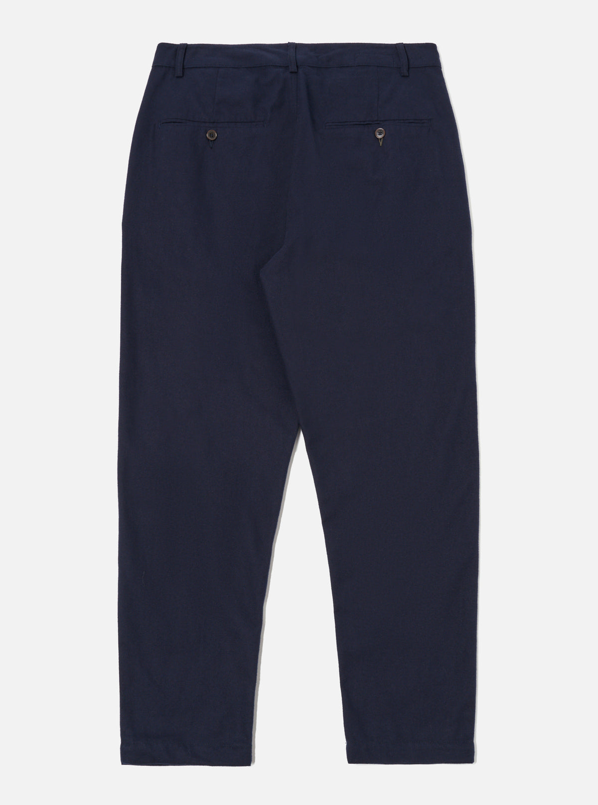 Universal Works Military Chino in Navy Brushed Moleskin