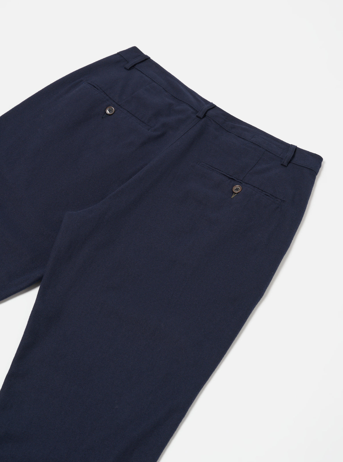 Universal Works Military Chino in Navy Brushed Moleskin