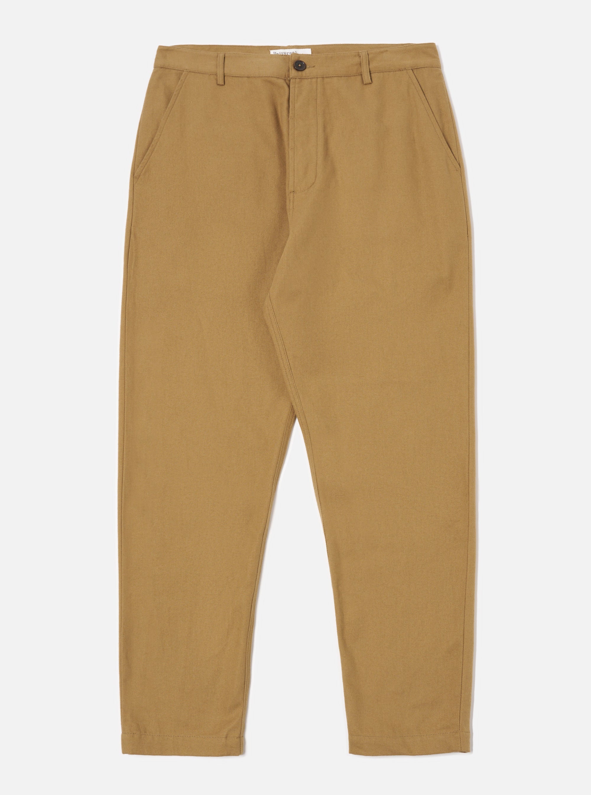 Universal Works Military Chino in Sand Brushed Moleskin