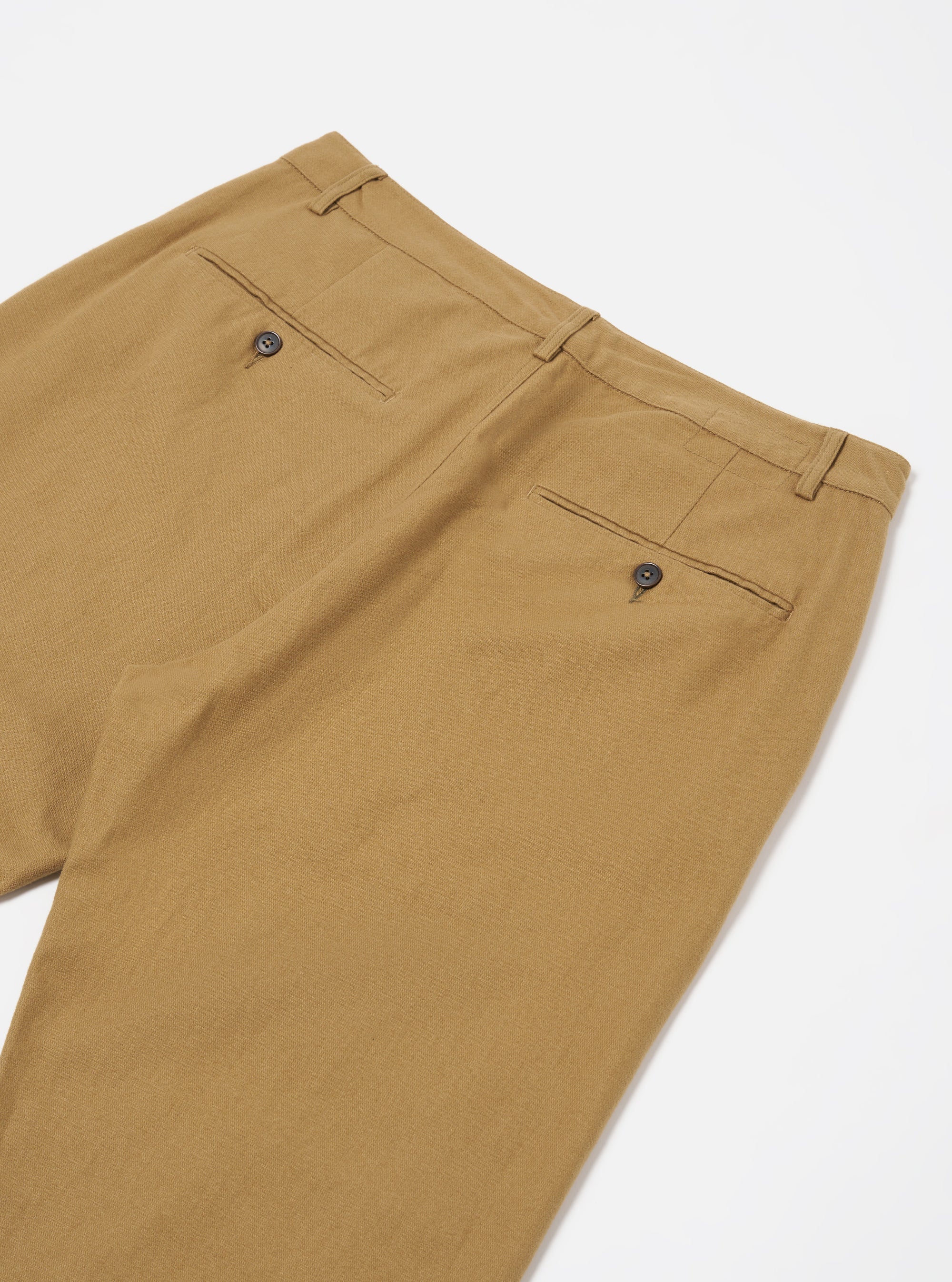 Universal Works Military Chino in Sand Brushed Moleskin