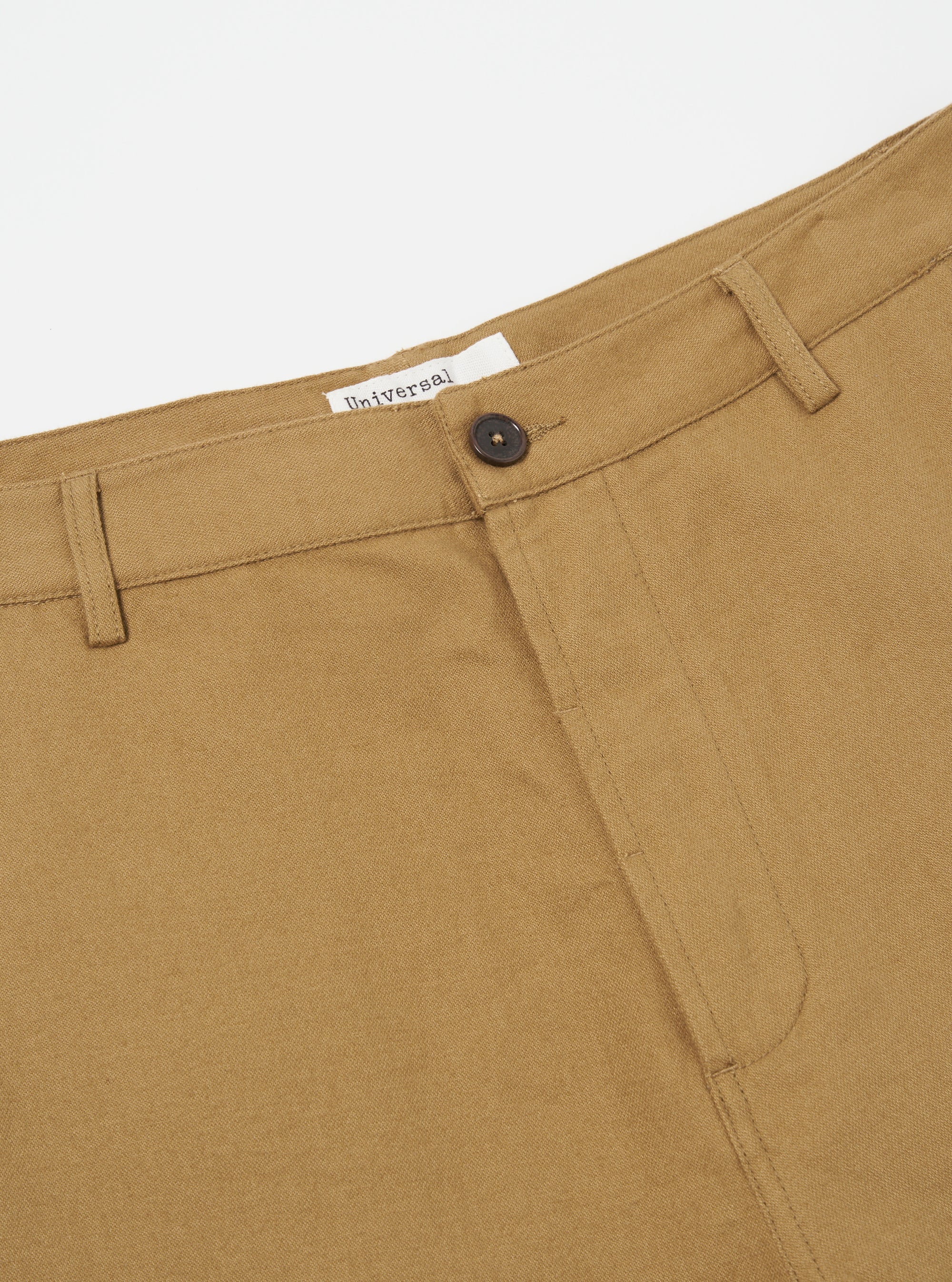 Universal Works Military Chino in Sand Brushed Moleskin