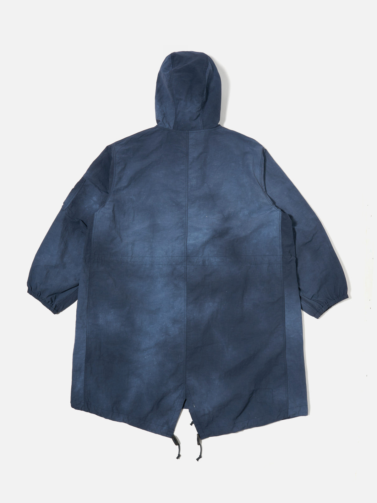 Universal Works Beach Parka in Navy Recycled Splash Nylon