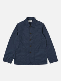 Universal Works Bakers Jacket in Navy Recycled Polytech