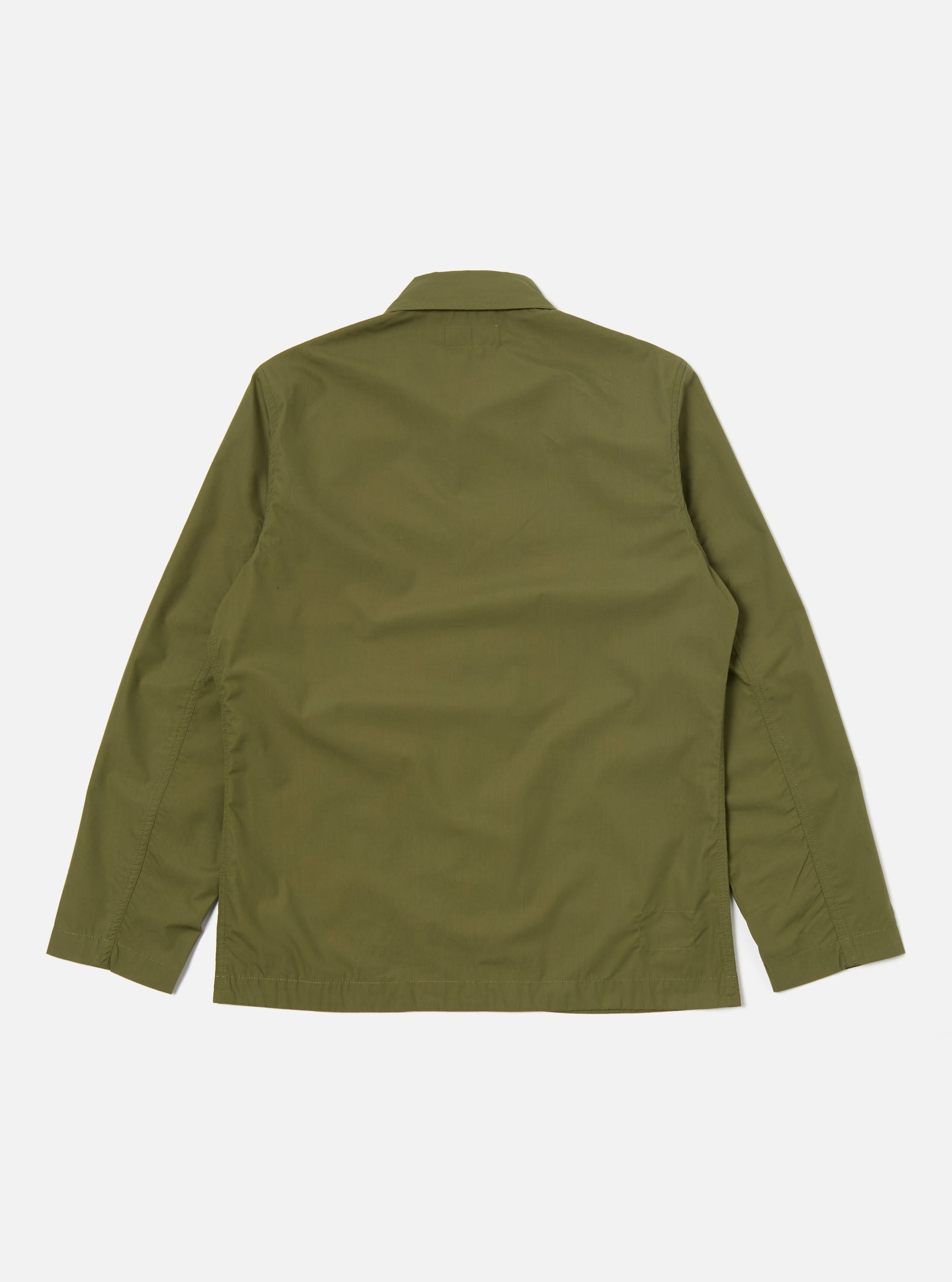 Universal Works Bakers Jacket in Olive Recycled Polytech