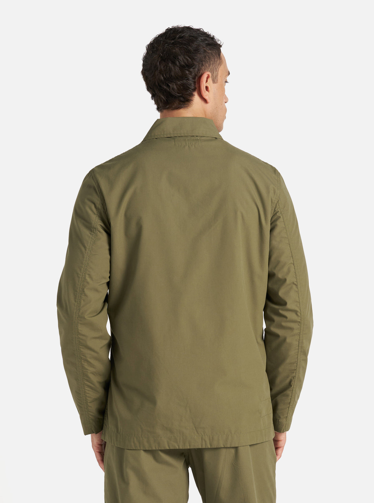 Universal Works Bakers Jacket in Olive Recycled Polytech