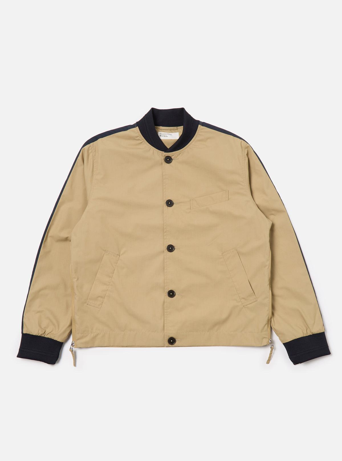 Universal Works Newark Jacket in Sand Recycled Polytech