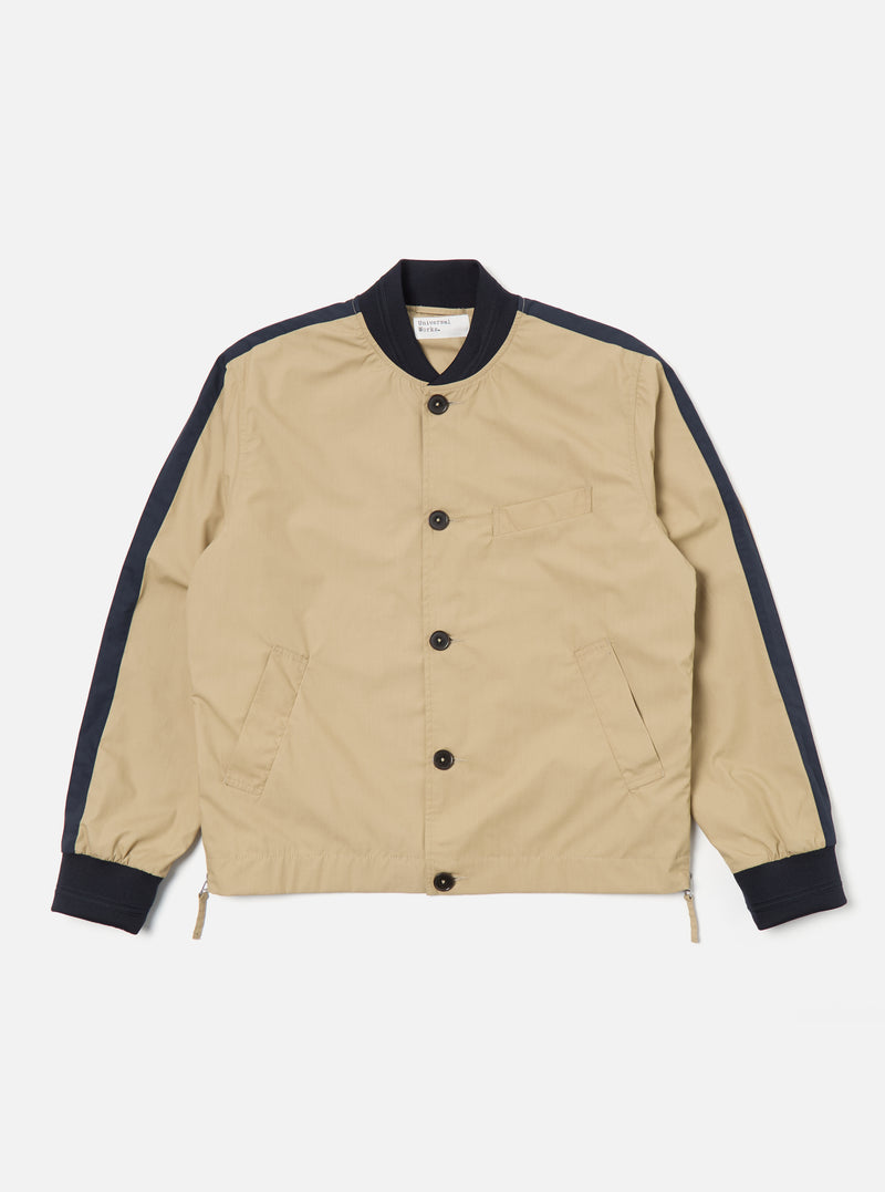 Universal Works Newark Jacket in Sand Recycled Polytech