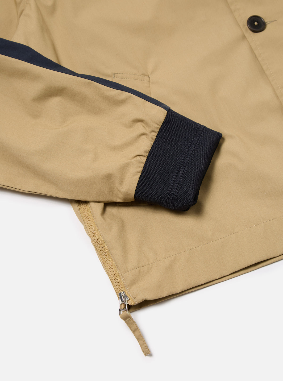 Universal Works Newark Jacket in Sand Recycled Polytech