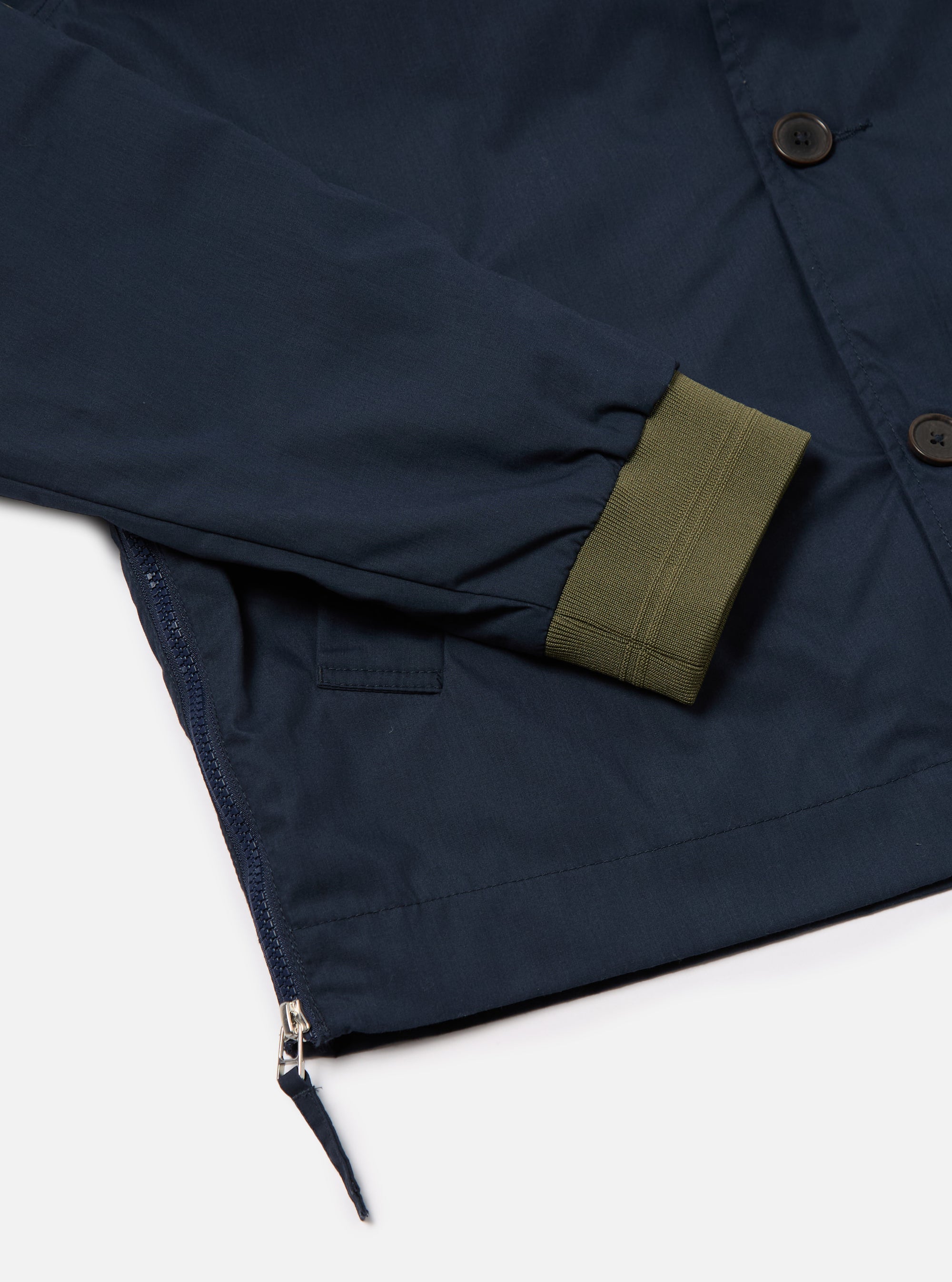 Universal Works Newark Jacket in Navy Recycled Polytech