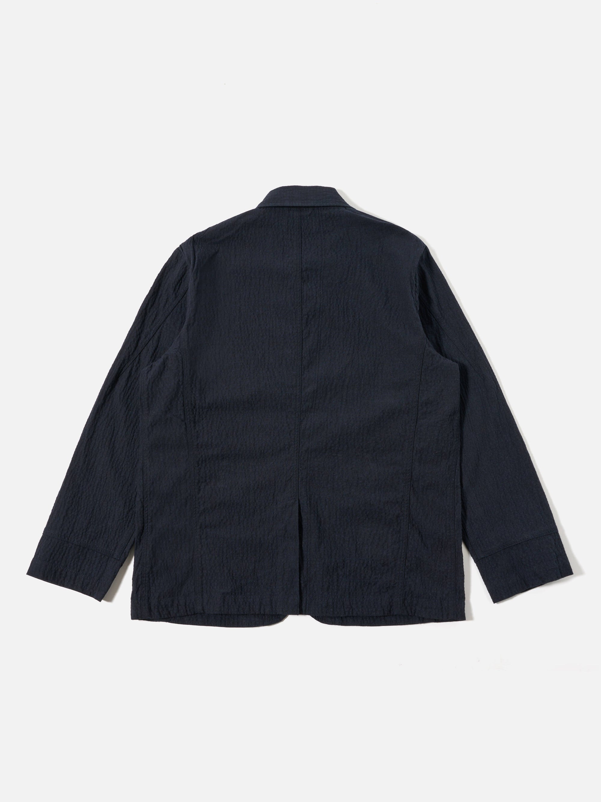 Universal Works Original Bakers Jacket in Dark Navy Ospina Cotton