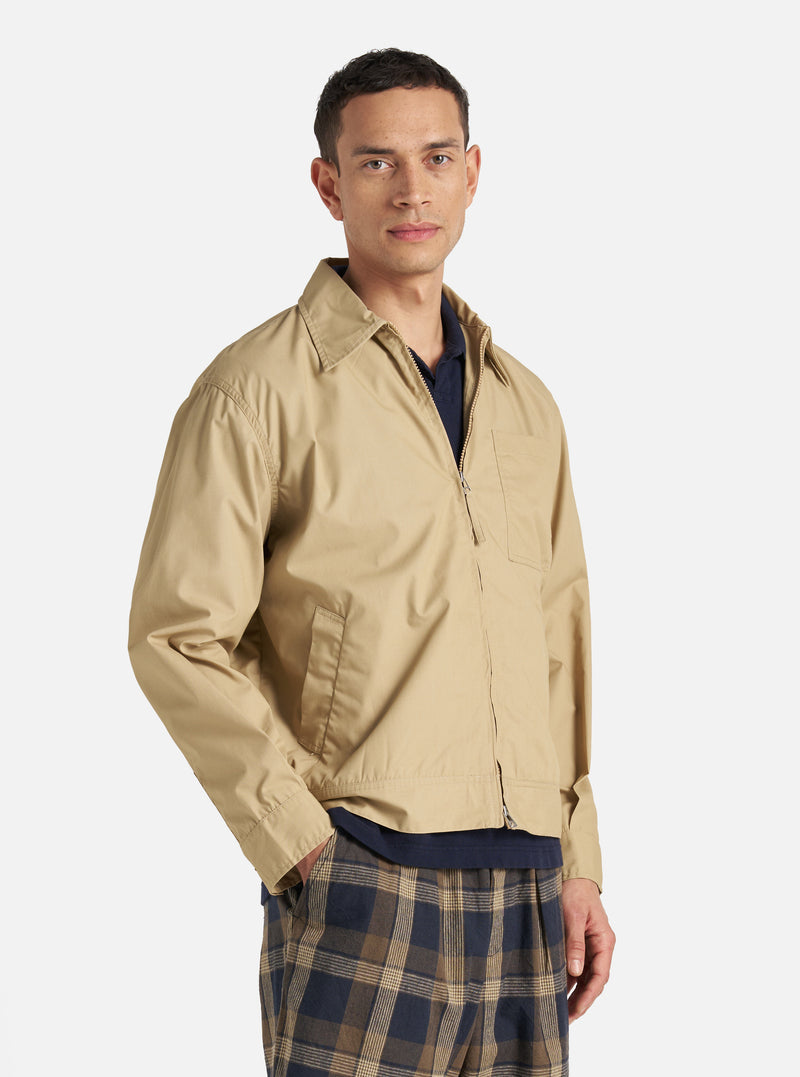 Universal Works Rose Bowl Jacket in Sand Recycled Polytech