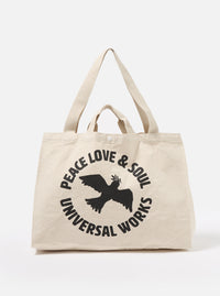 Universal Works Market Tote in Ecru Canvas