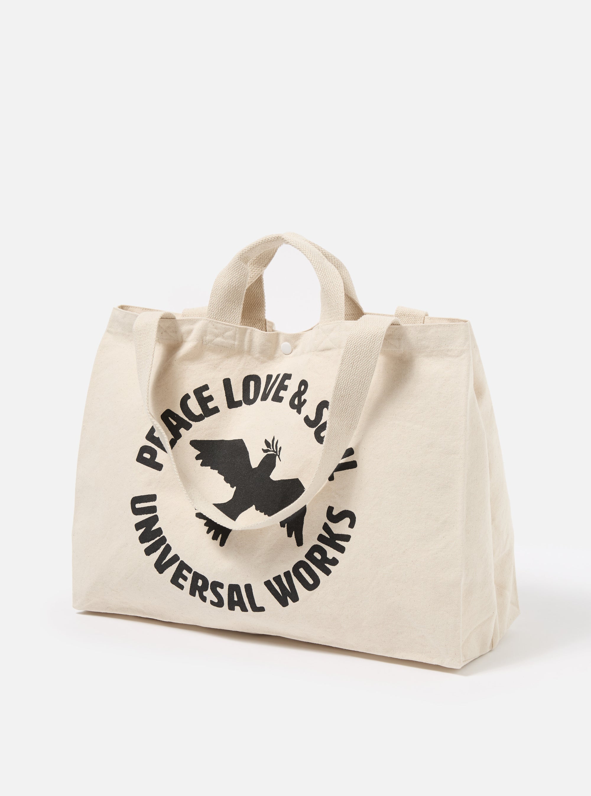 Universal Works Market Tote in Ecru Canvas