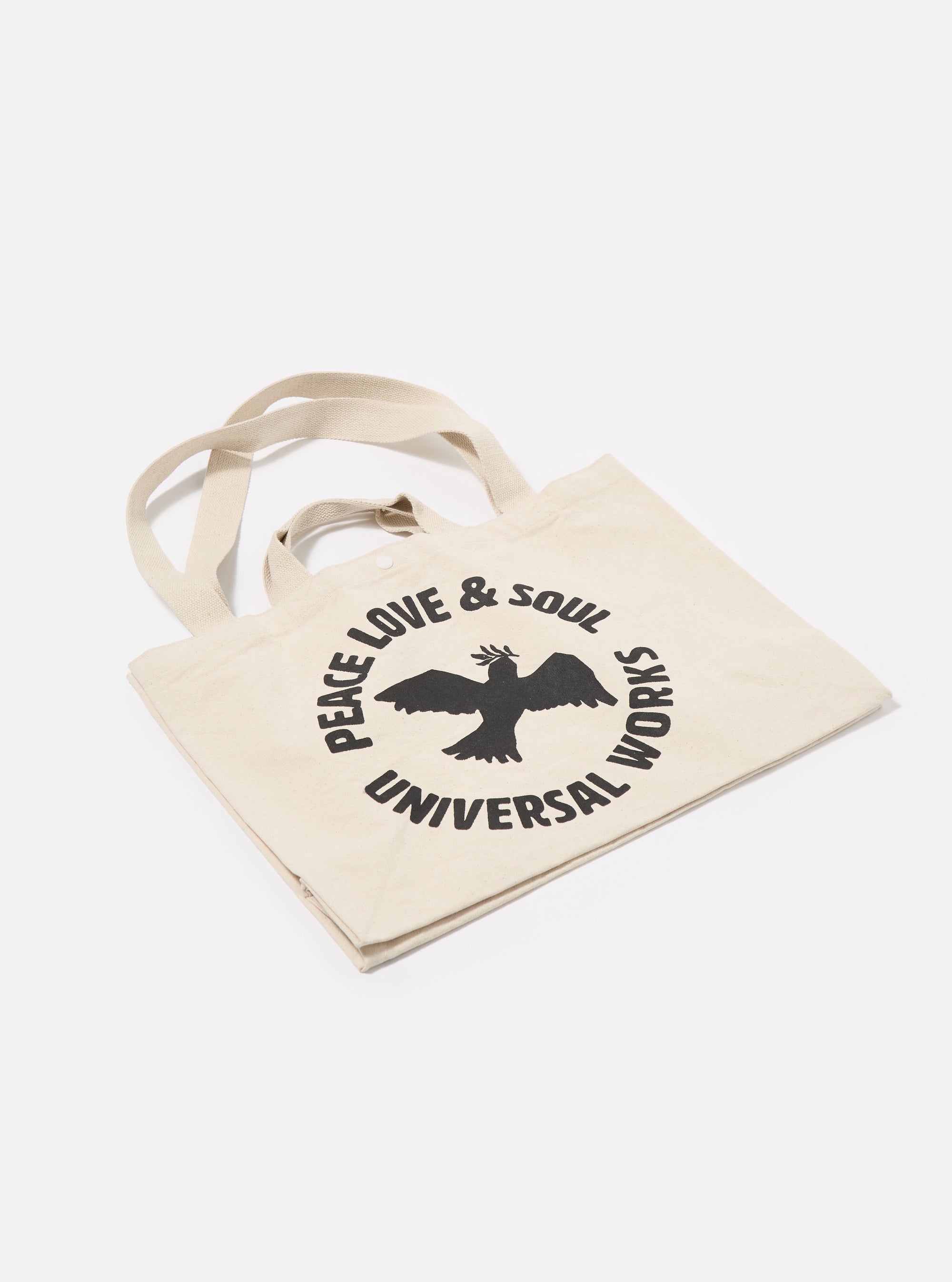 Universal Works Market Tote in Ecru Canvas
