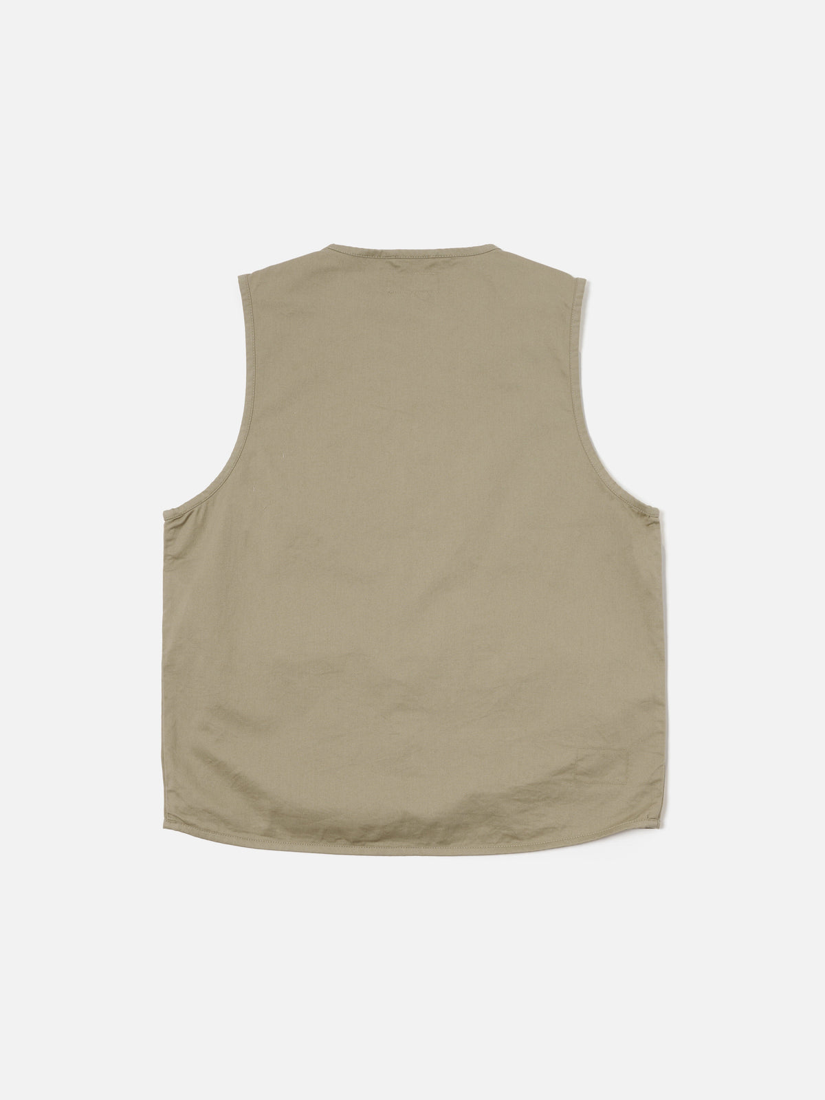 Universal Works 4 Pocket Gilet in Stone Twill